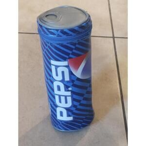 NEW Rare 1980s vintage Helix Pepsi Can Pencil Case Retro pen holder